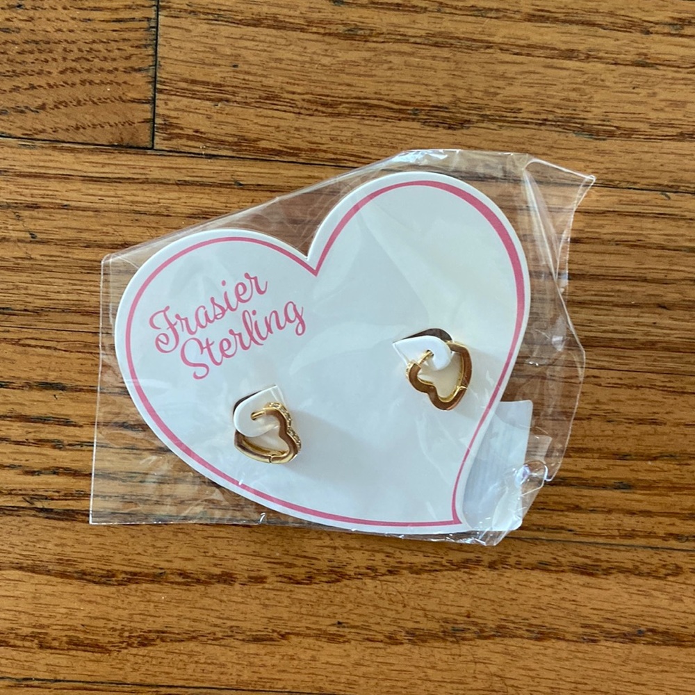 Frasier Sterling Heart Earrings